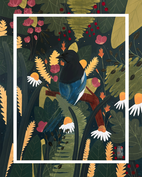 Illustration pie par Les Odes Studio