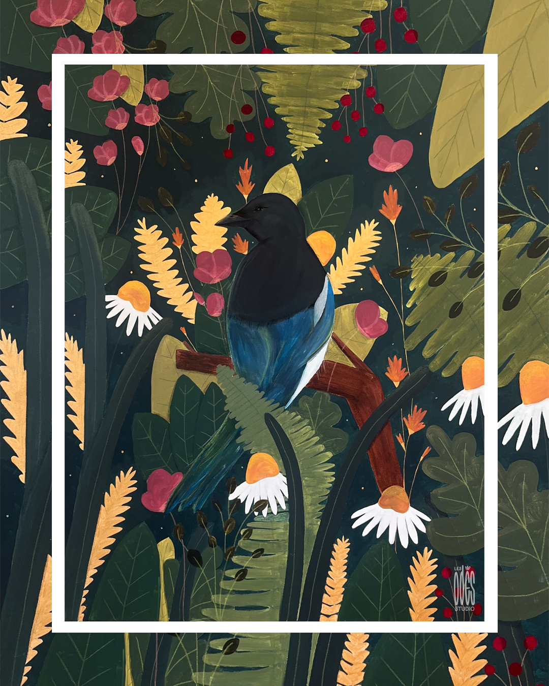 Illustration pie par Les Odes Studio