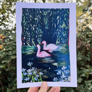 Photo de l'illustration Cygnes par Les Odes Studio