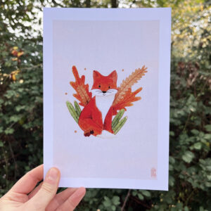 Photo de l'illustration Renard par Les Odes Studio