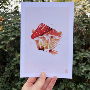 Photo de l'illustration Champignon par Les Odes Studio